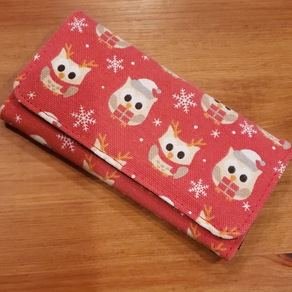 Winter Holiday Owl Wallet